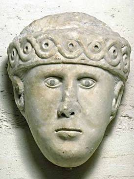 Head of a Queen ca. 1250  (from Campania)    Musée du Louvre Paris  Paris, RF802